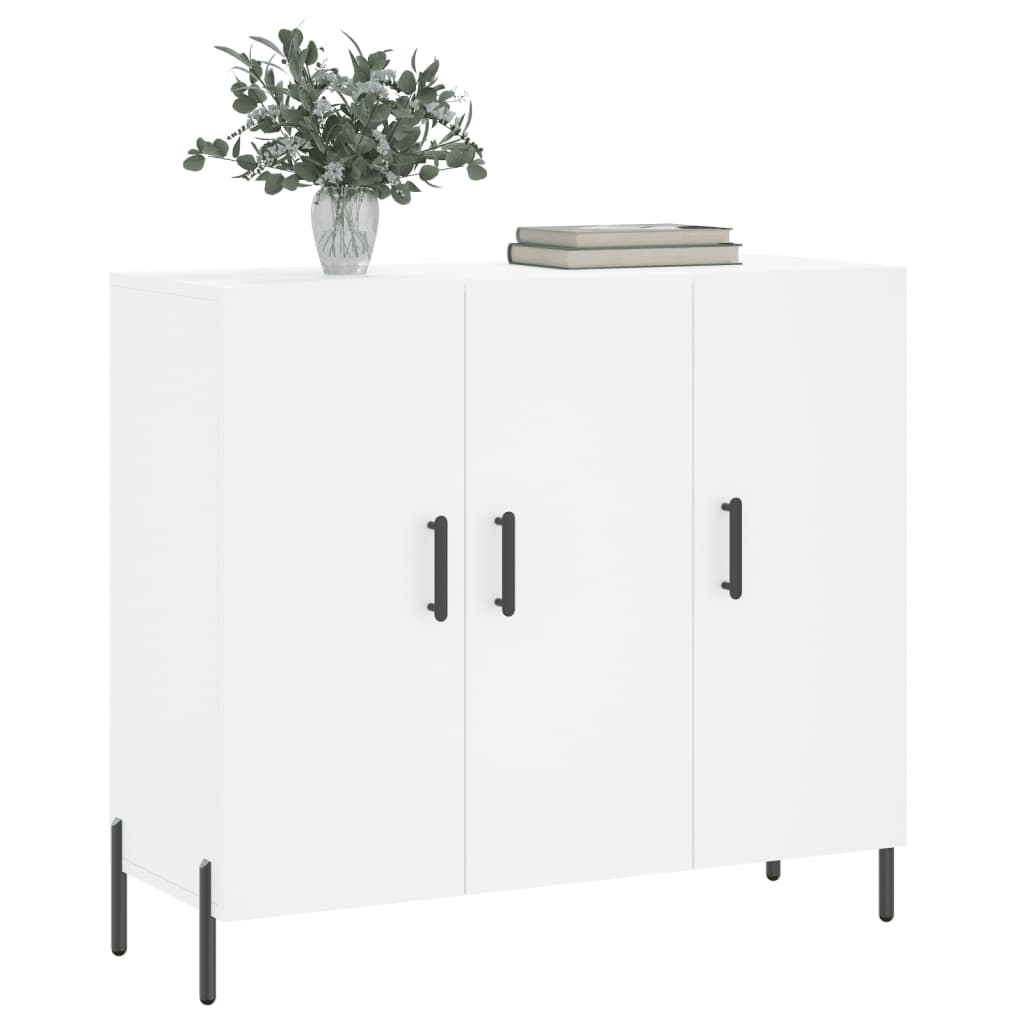 Skjenk Hvit 90x34x80 cm