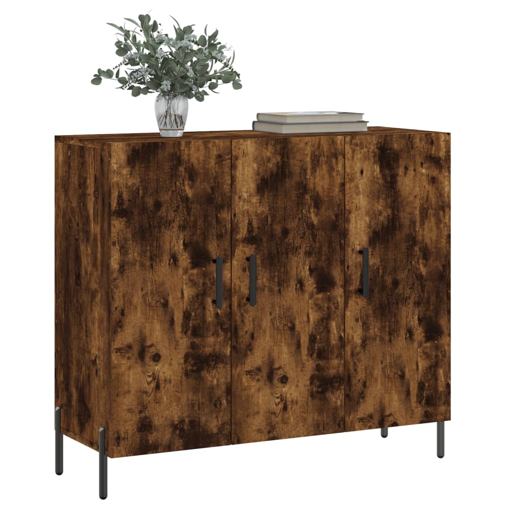 Kommode Røkt Eik 90x34x80 cm