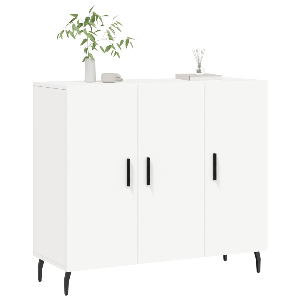 Skjenk Hvit 90x34x80 cm