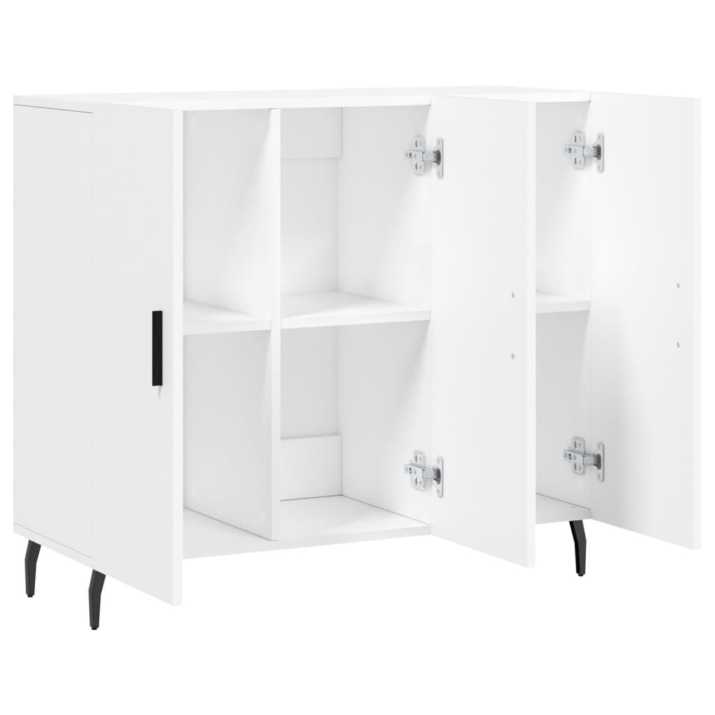 Skjenk Hvit 90x34x80 cm