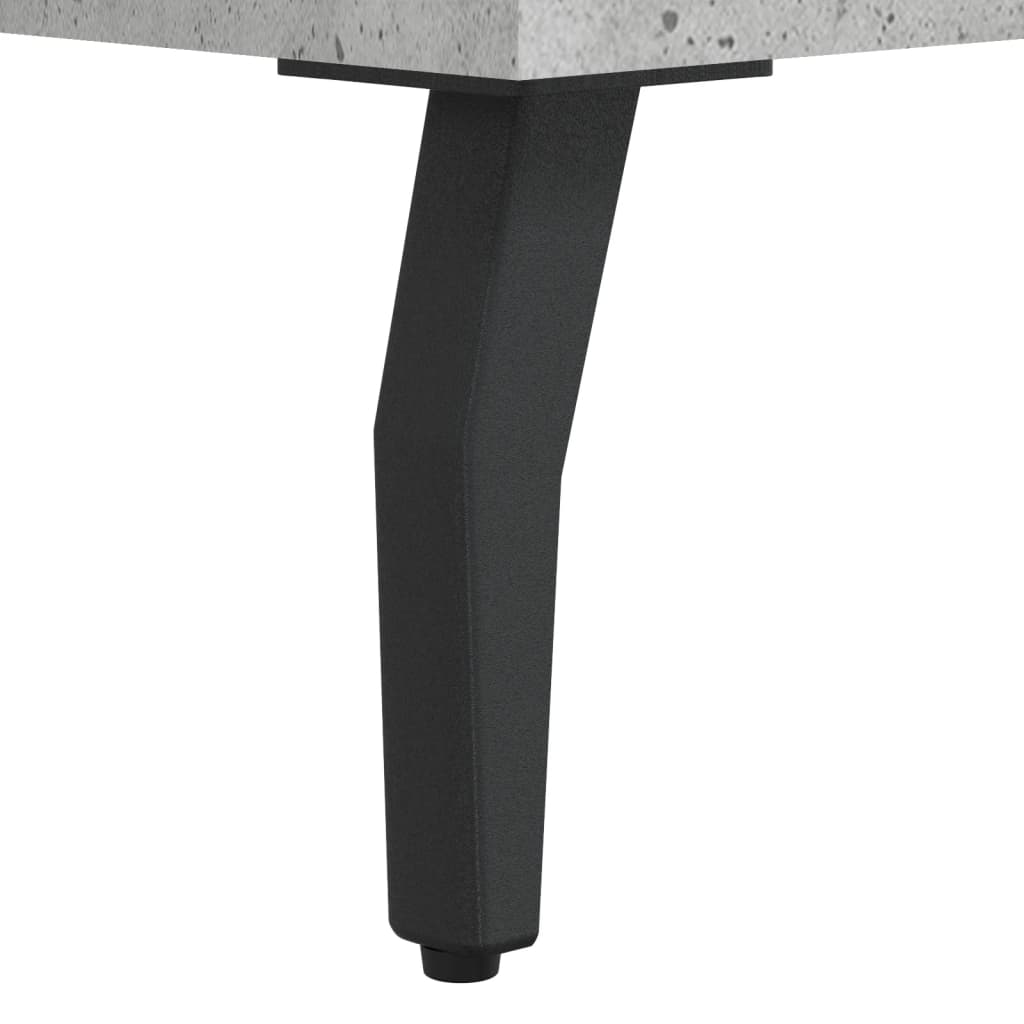 Kommode Betonggrå 90x34x80 cm