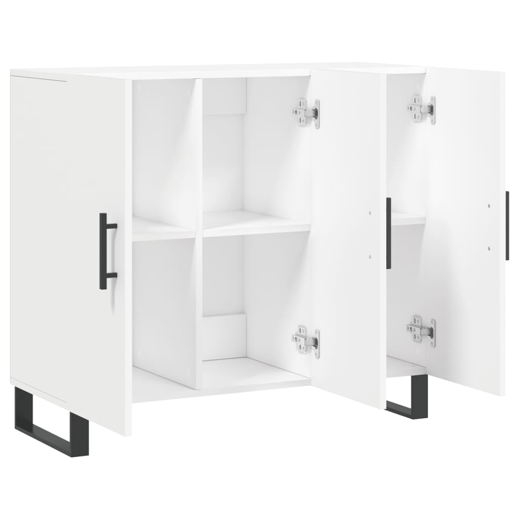 Skjenk Hvit 90x34x80 cm