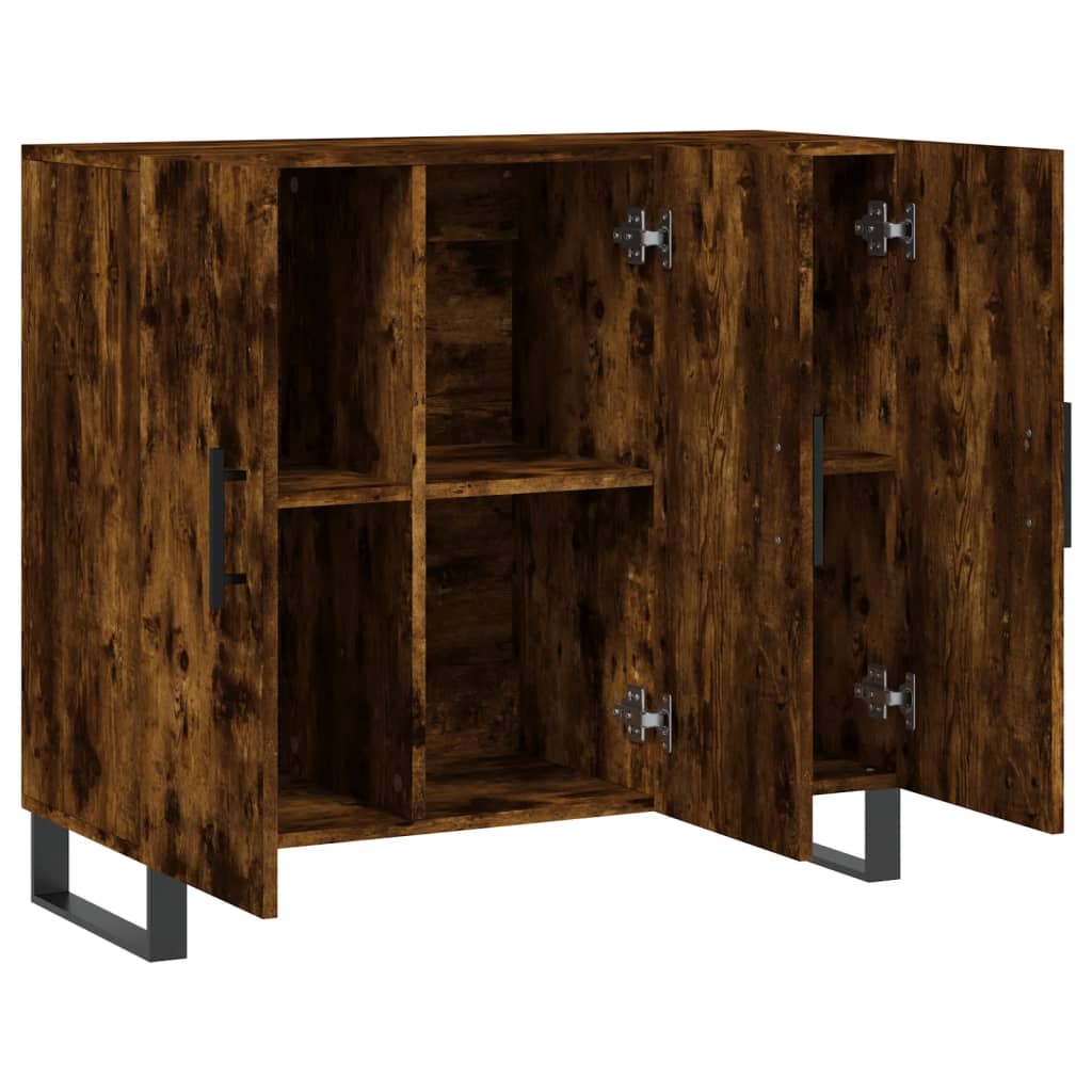Kommode Røkt Eik 90x34x80 cm
