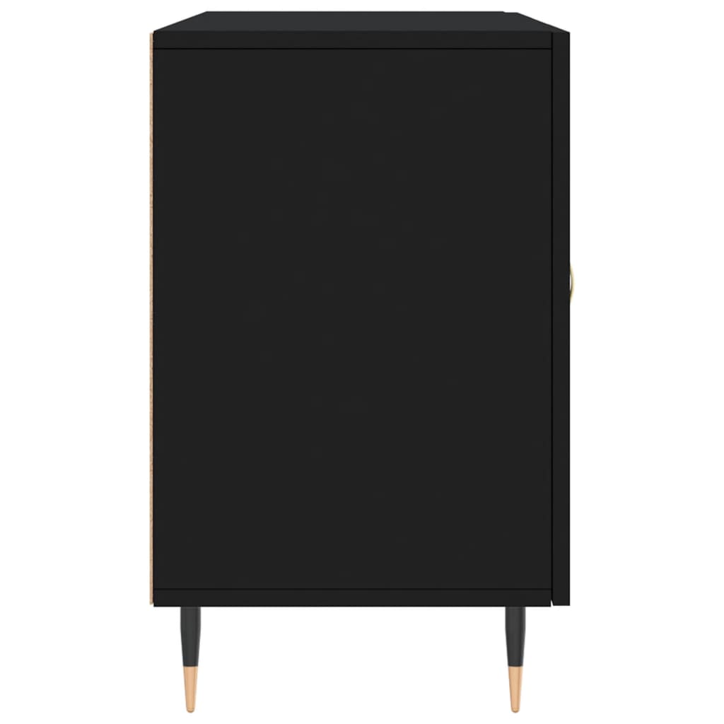 Skjenk Svart 100x36x60 cm