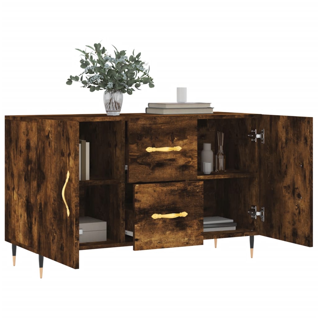 Kommode Røkt Eik 100x36x60 cm