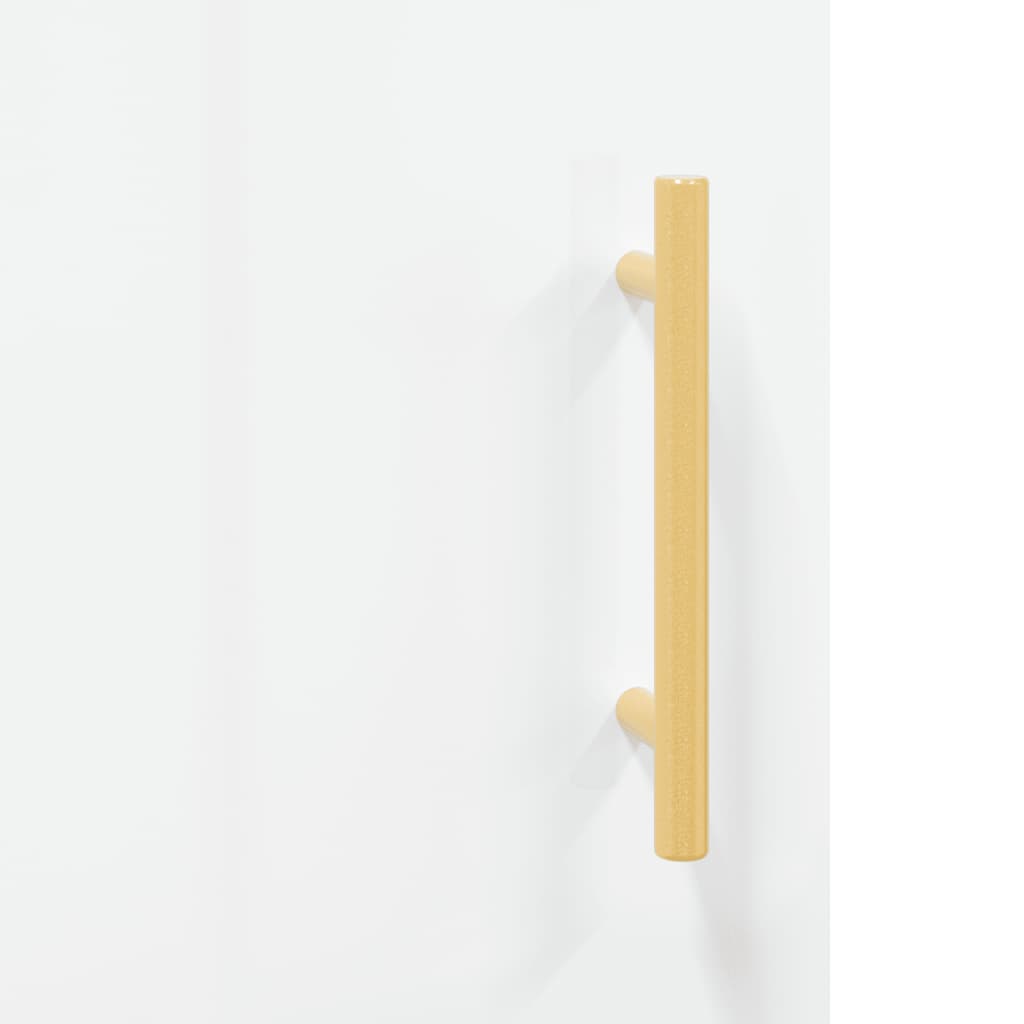 Skjenk Høyglans Hvit 100x36x60 cm