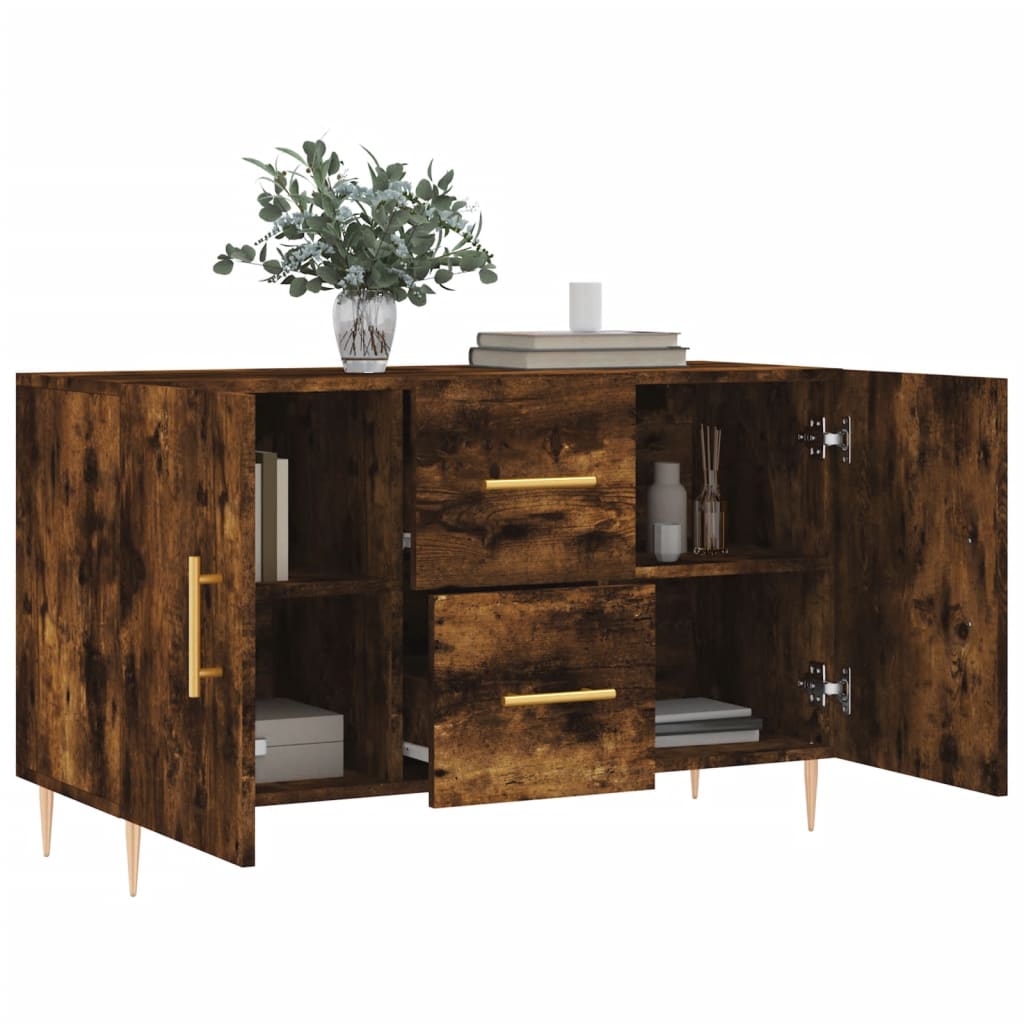 Kommode Røkt Eik 100x36x60 cm