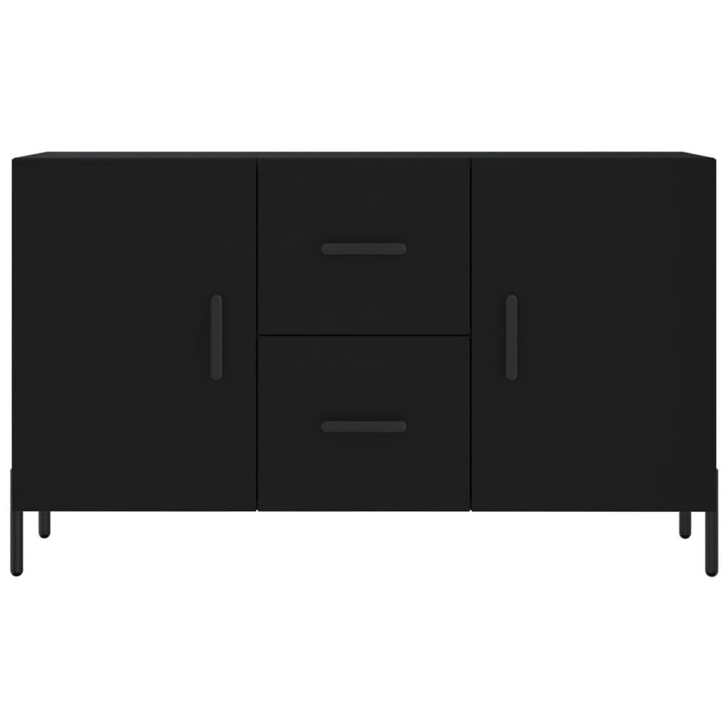 Skjenk Svart 100x36x60 cm