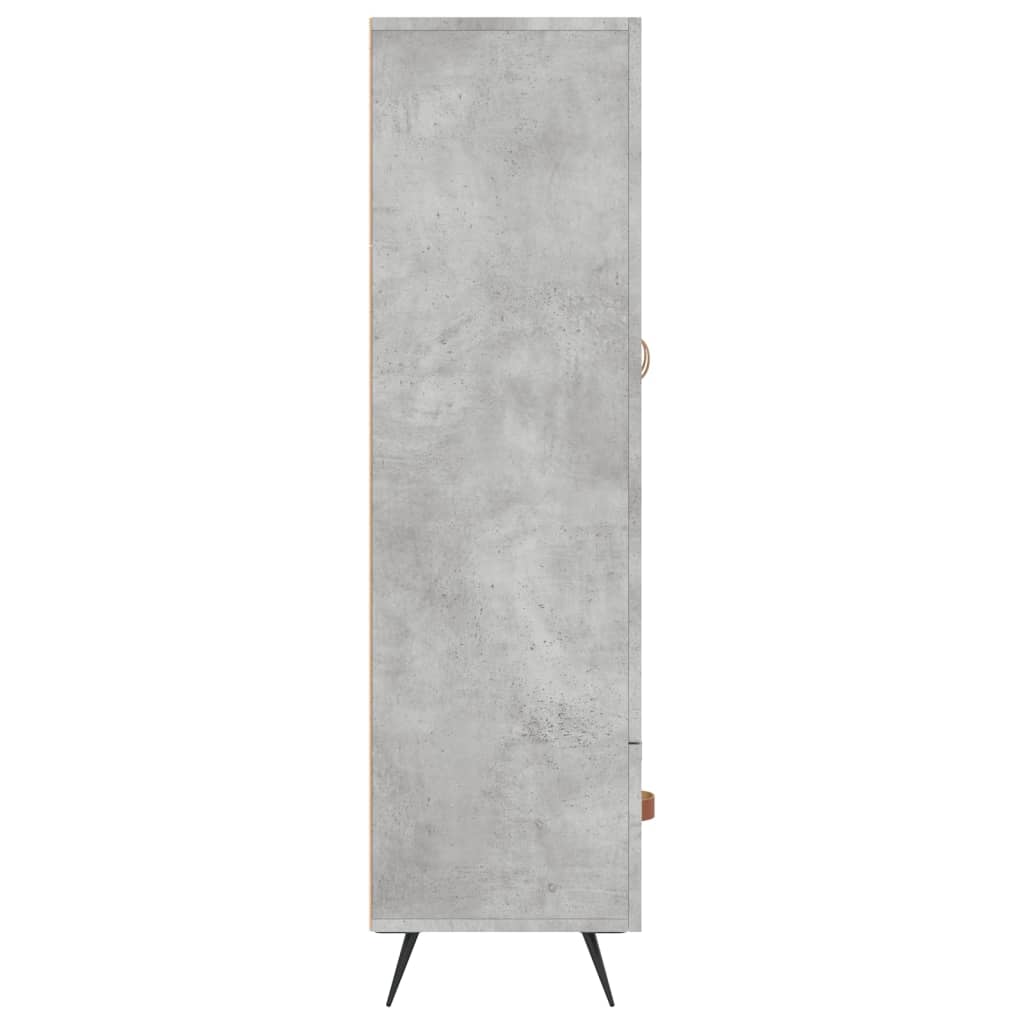 Skap Betonggrå 69,5x31x115 cm