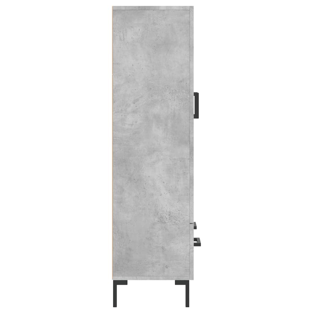 Skap Betonggrå 69,5x31x115 cm