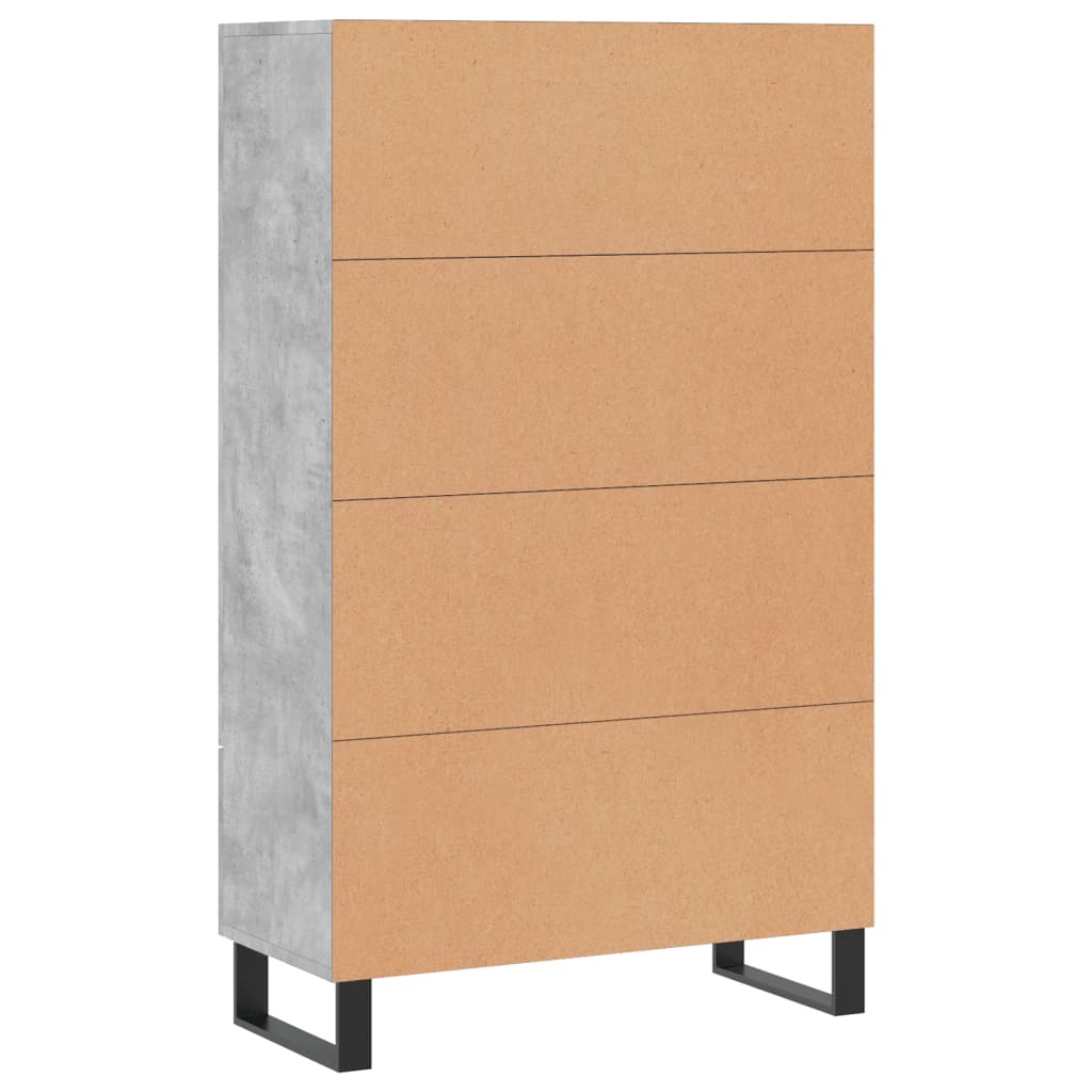 Skap Betonggrå 69,5x31x115 cm