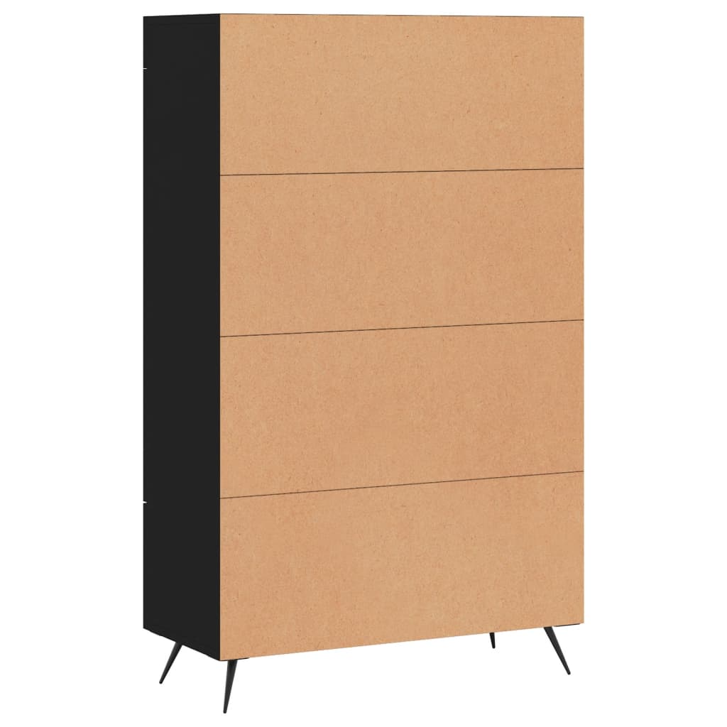 Skap Svart 69,5x31x115 cm