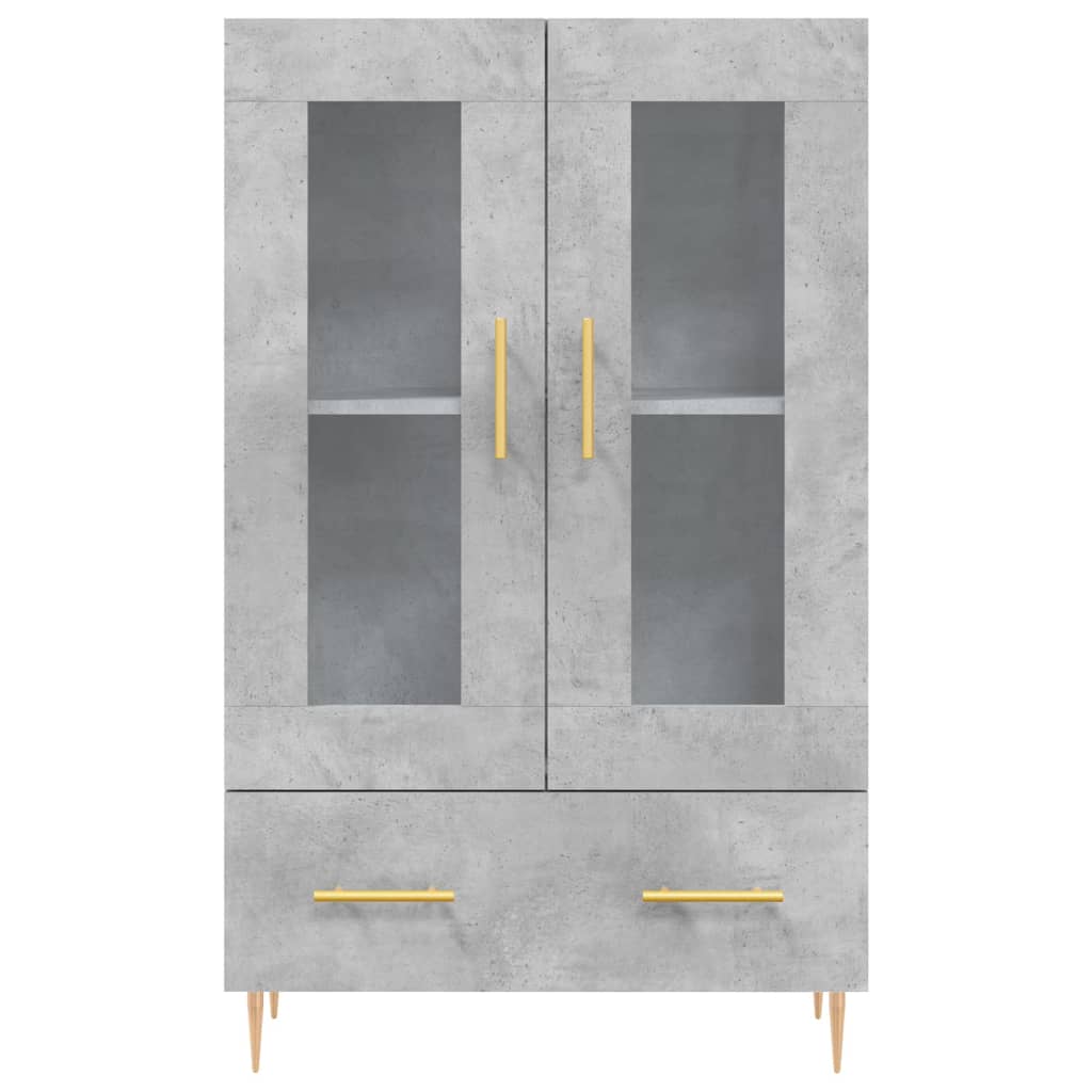 Skap Betonggrå 69,5x31x115 cm