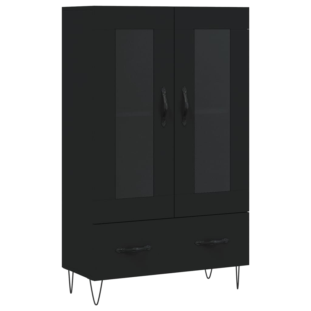 Skap Svart 69,5x31x115 cm