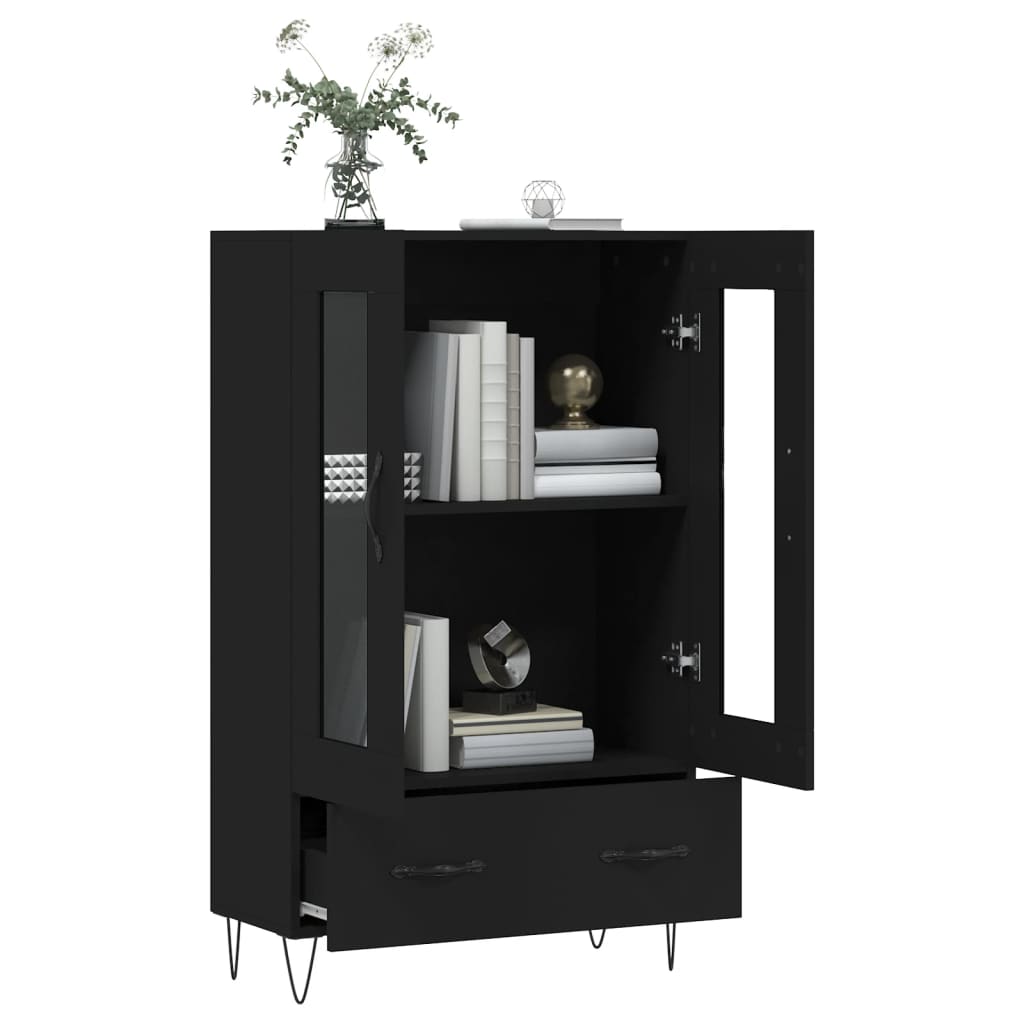 Skap Svart 69,5x31x115 cm