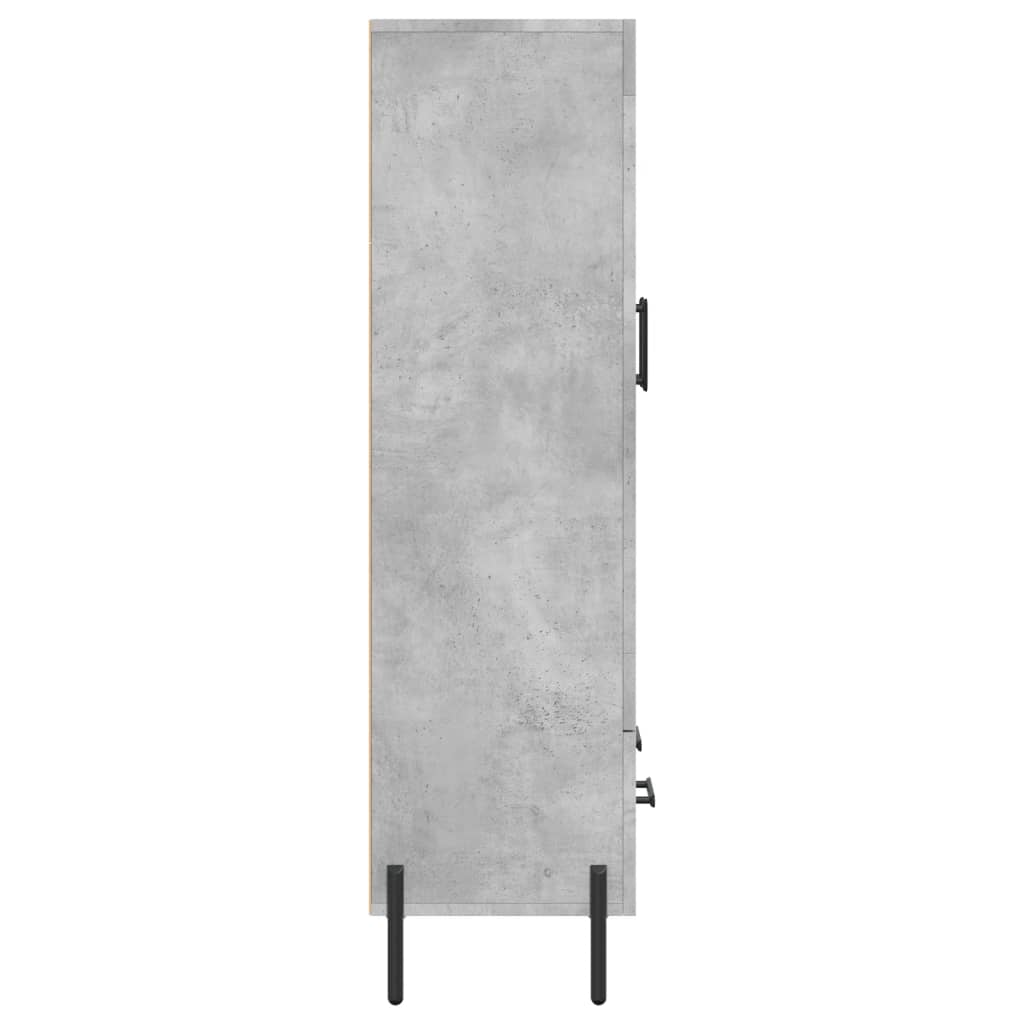 Skap Betonggrå 69,5x31x115 cm