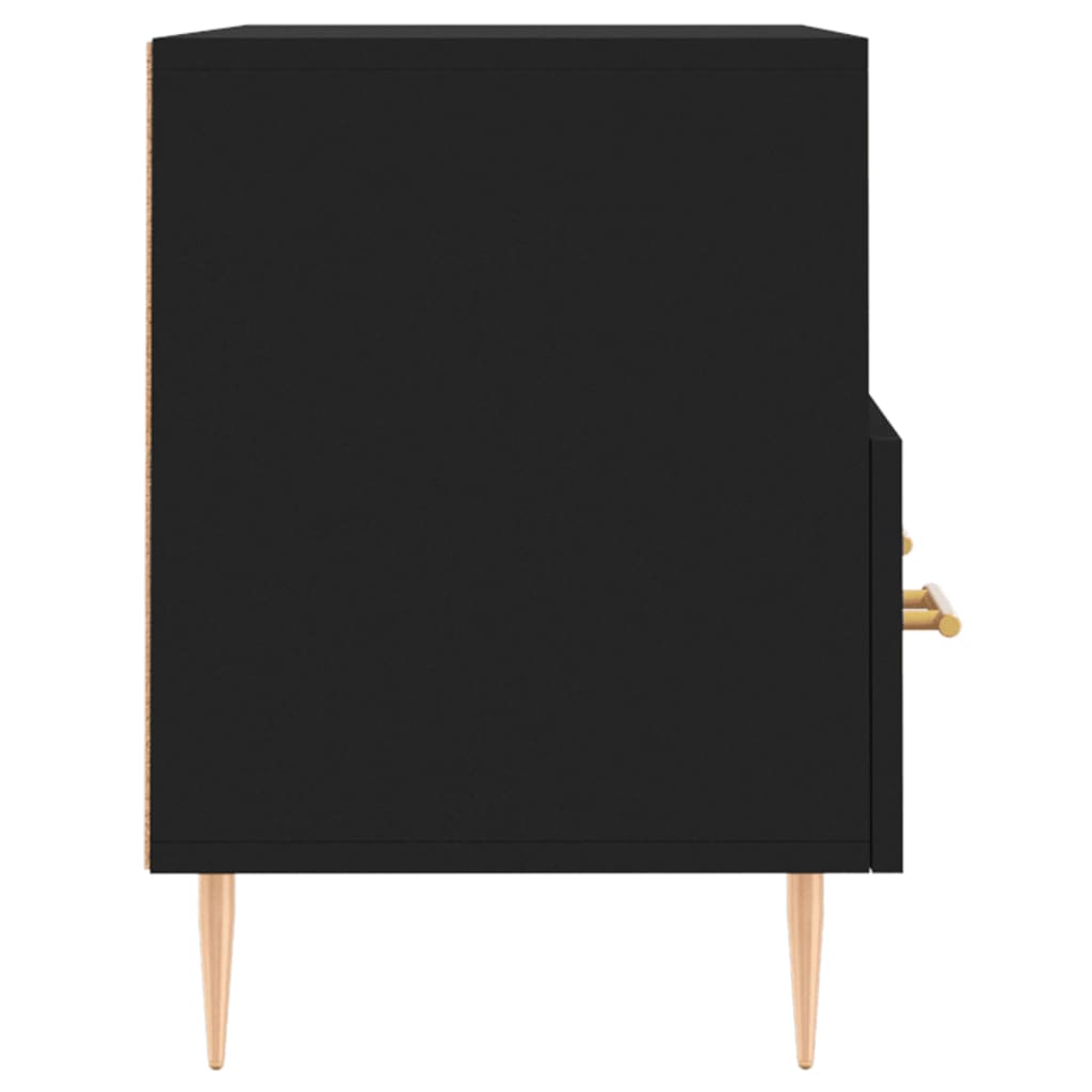 TV-Møbel Svart TV-benk 80x36x50 cm