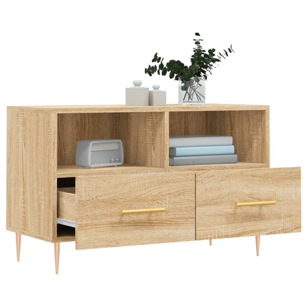 TV-Møbel Sonoma Eik Tv-benk 80x36x50 cm