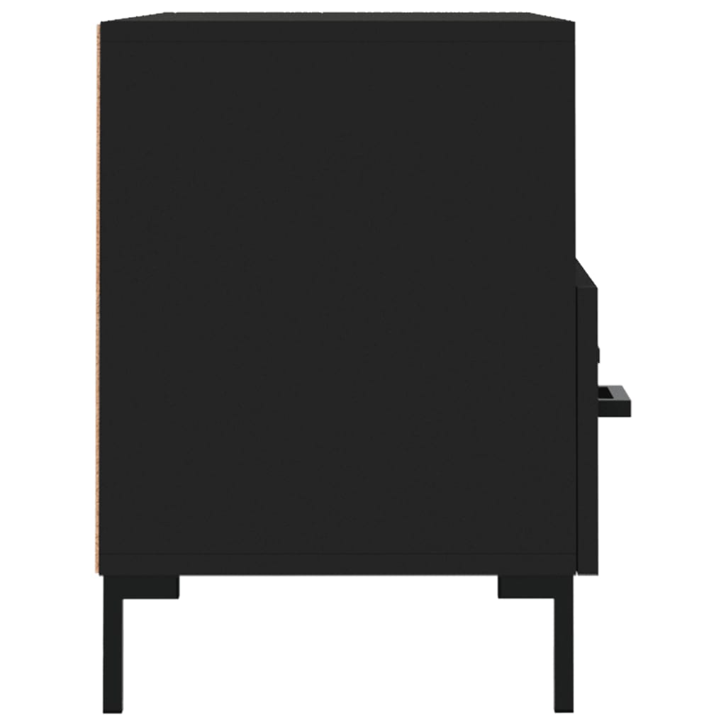 TV-Møbel Svart TV-benk 80x36x50 cm