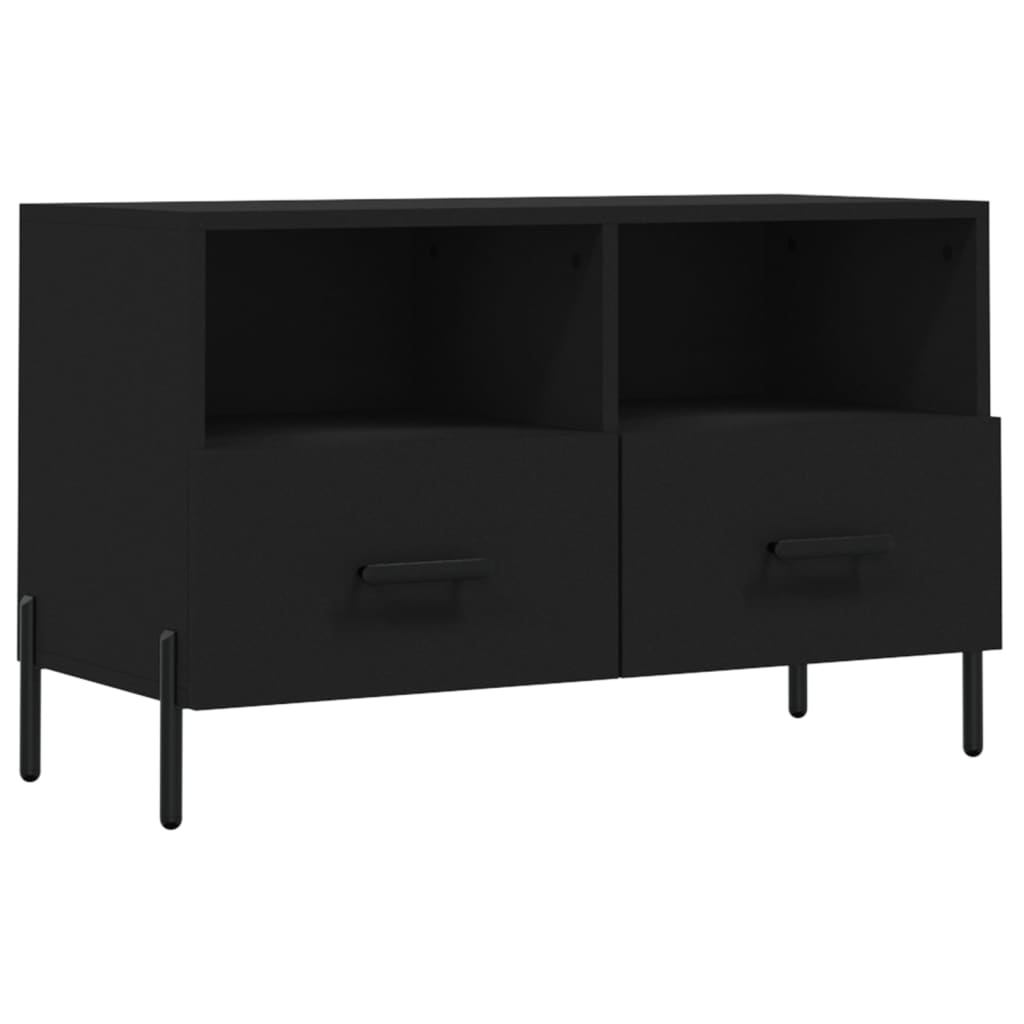 TV-Møbel Svart TV-benk 80x36x50 cm