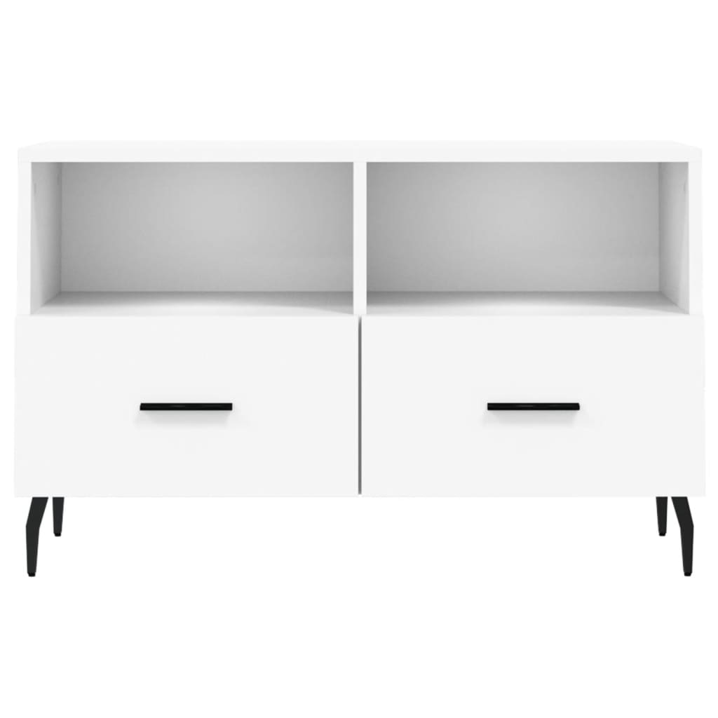 TV-Møbel Hvit TV-benk 80x36x50 cm