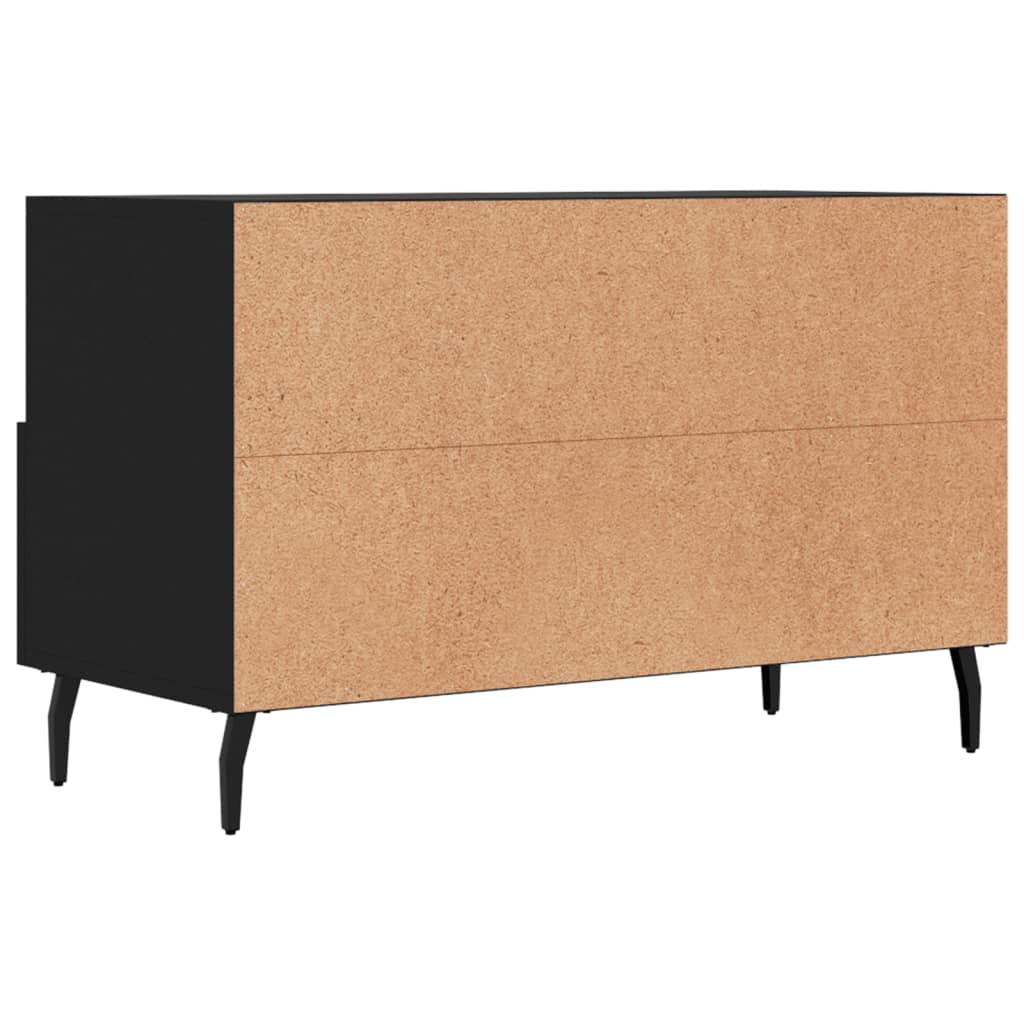TV-Møbel Svart TV-benk 80x36x50 cm