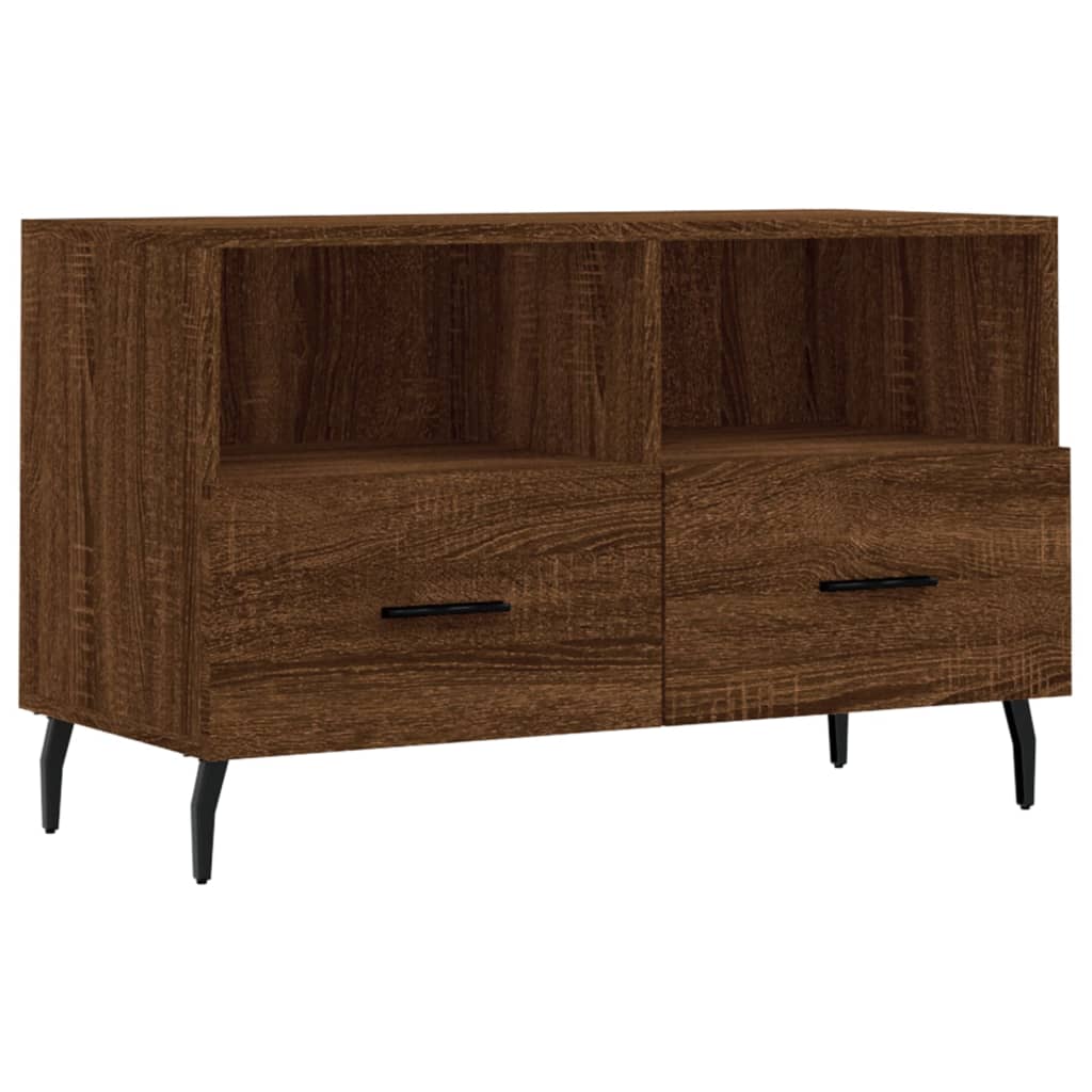TV-Møbel Brun Eik TV-benk 80x36x50 cm