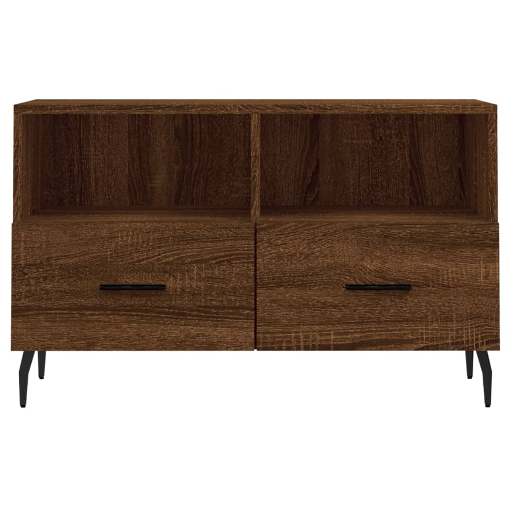 TV-Møbel Brun Eik TV-benk 80x36x50 cm