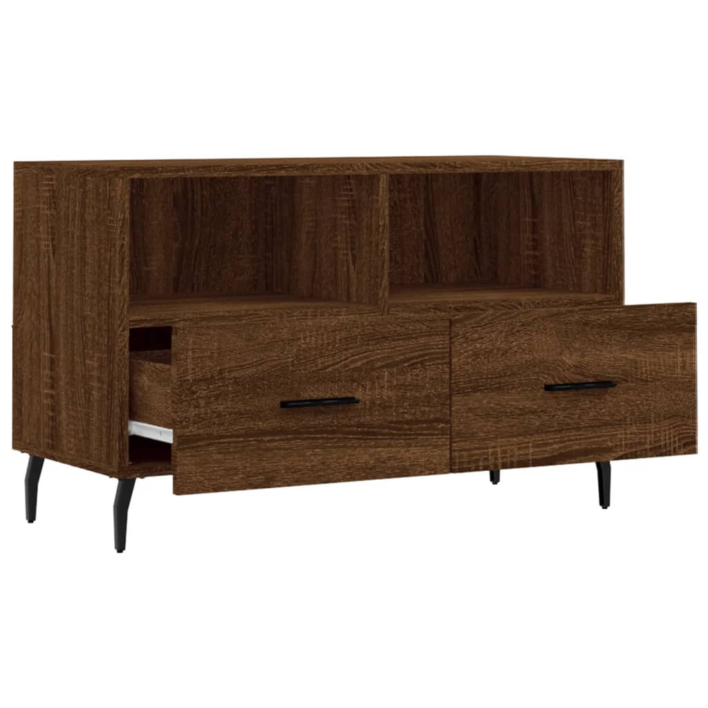 TV-Møbel Brun Eik TV-benk 80x36x50 cm