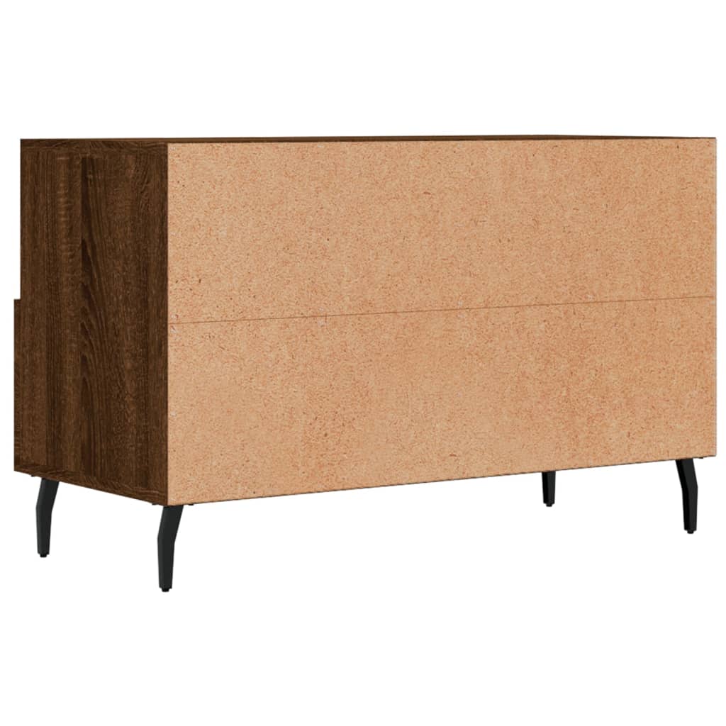TV-Møbel Brun Eik TV-benk 80x36x50 cm