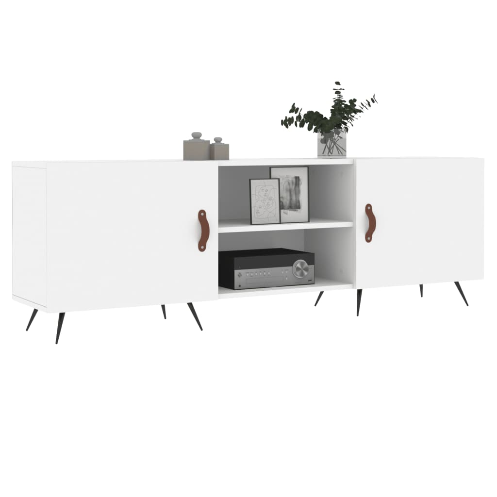 TV-Møbel Hvit TV-benk 150x30x50 cm