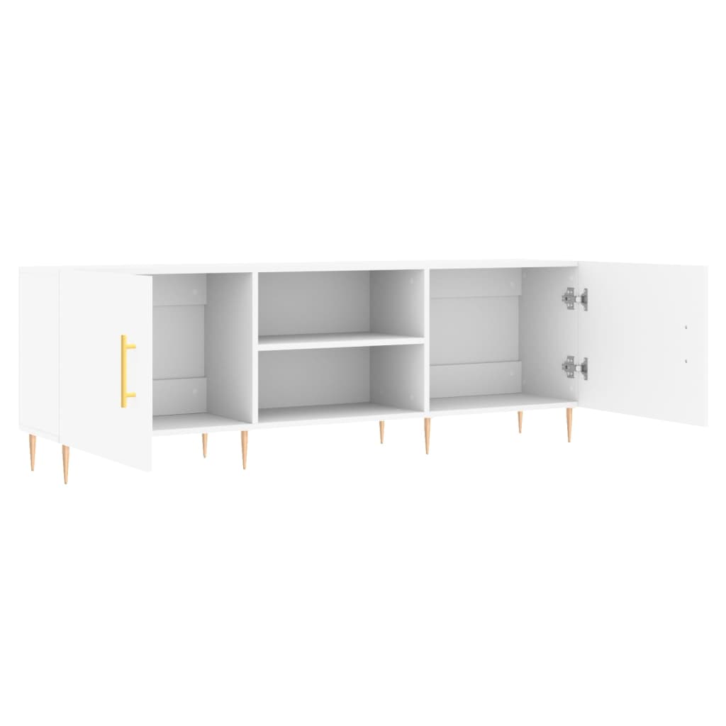 TV-Møbel Hvit TV-benk 150x30x50 cm