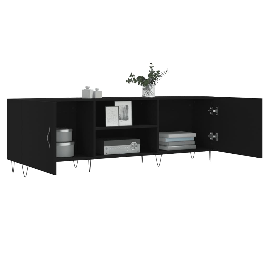 TV-Møbel Svart TV-benk 150x30x50 cm