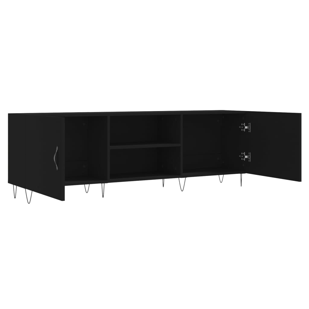 TV-Møbel Svart TV-benk 150x30x50 cm