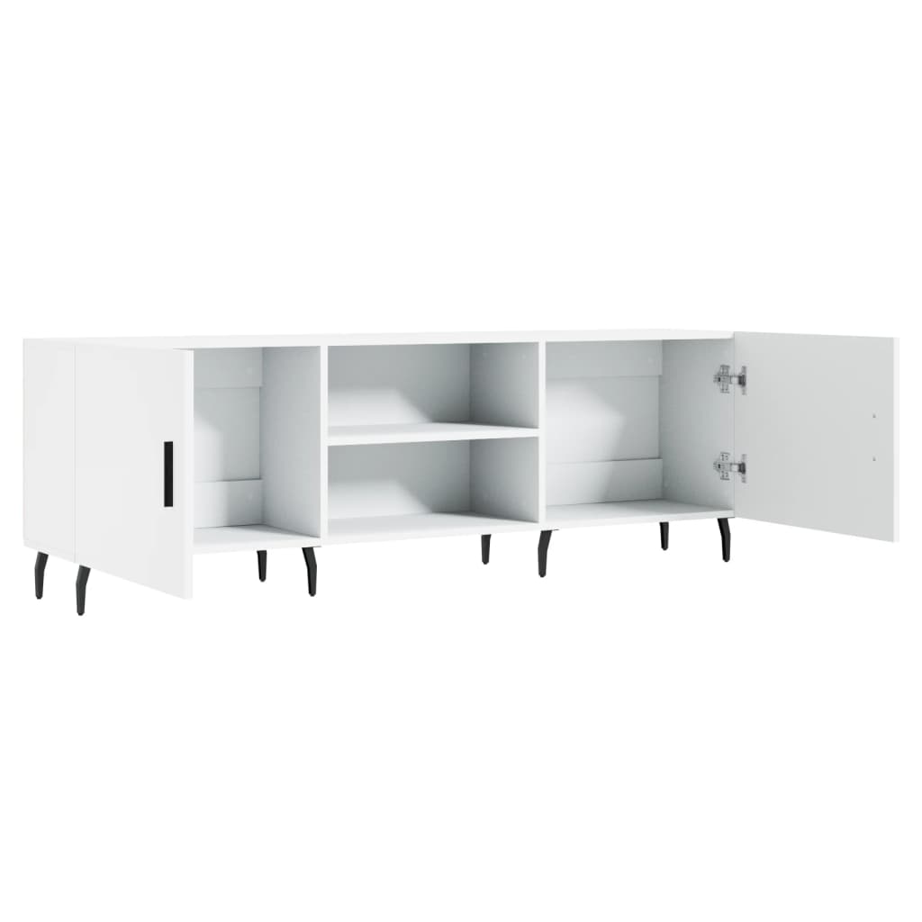 TV-Møbel Hvit TV-benk 150x30x50 cm