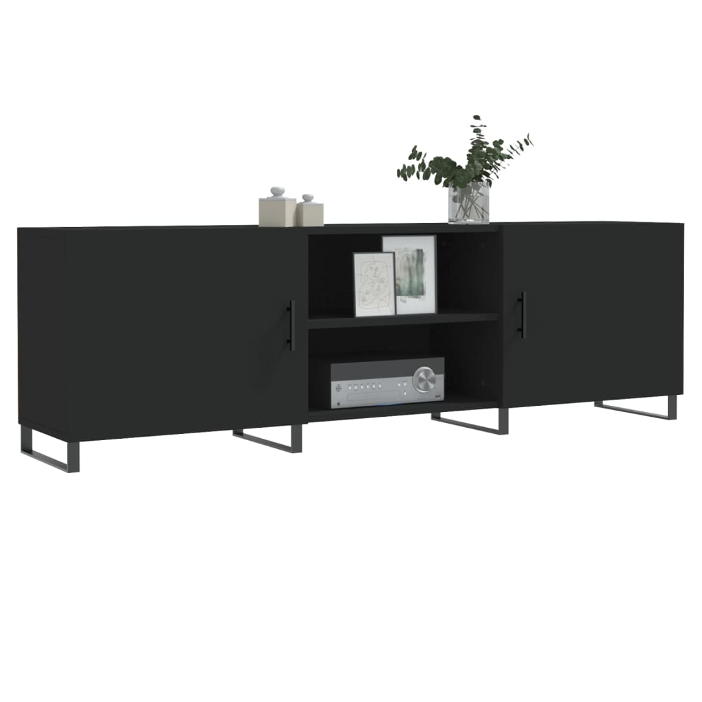 TV-Møbel Svart TV-benk 150x30x50 cm
