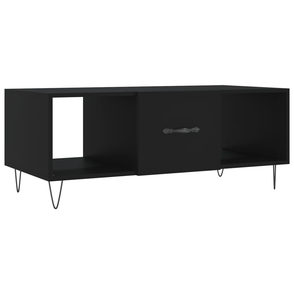 Salongbord Sofabord Svart 102x50x40 cm