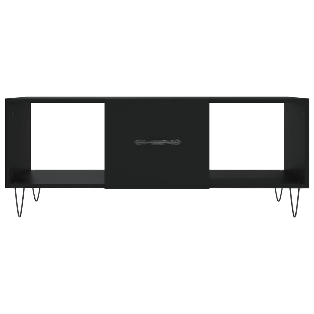 Salongbord Sofabord Svart 102x50x40 cm