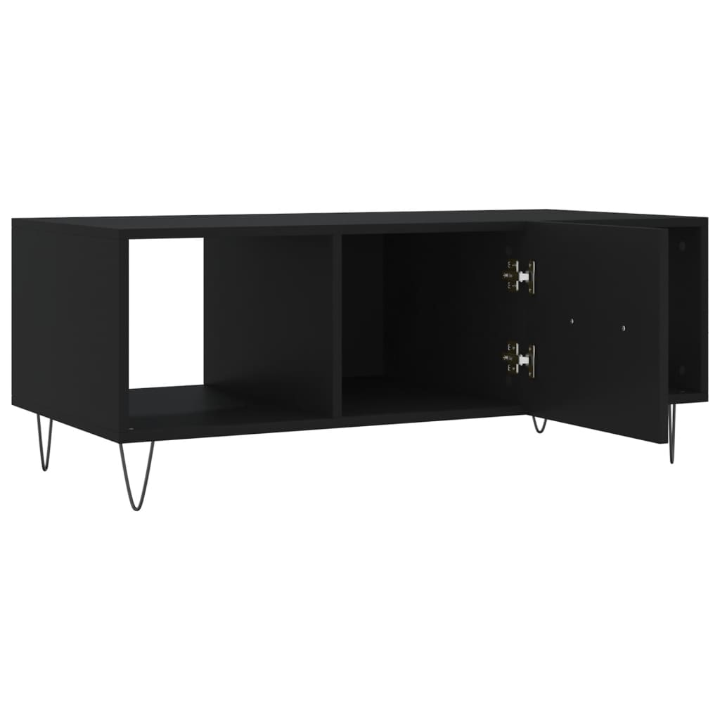 Salongbord Sofabord Svart 102x50x40 cm