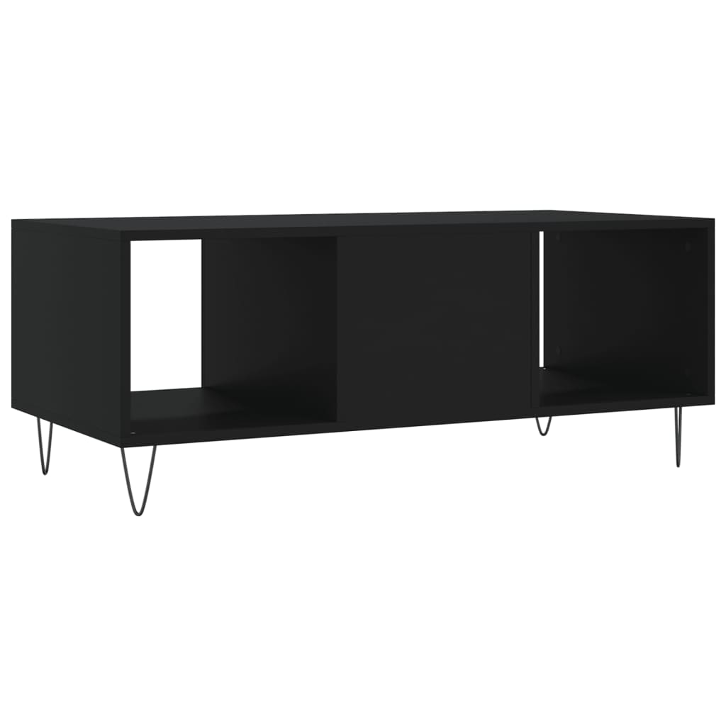 Salongbord Sofabord Svart 102x50x40 cm