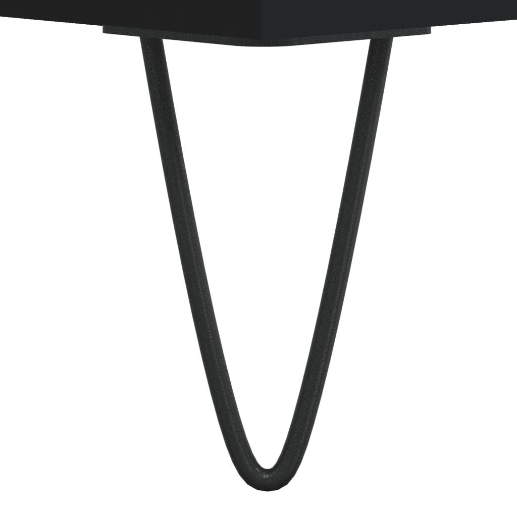 Salongbord Sofabord Svart 102x50x40 cm