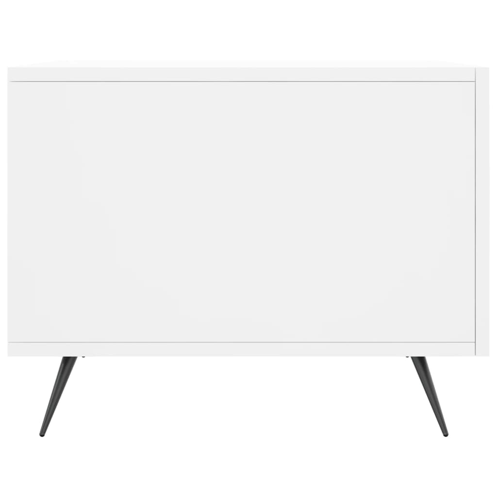 Sidebord Hvit 2 stk 50x50x40 cm