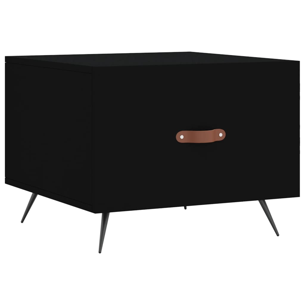 Salongbord Sofabord Svart 2 stk 50x50x40 cm
