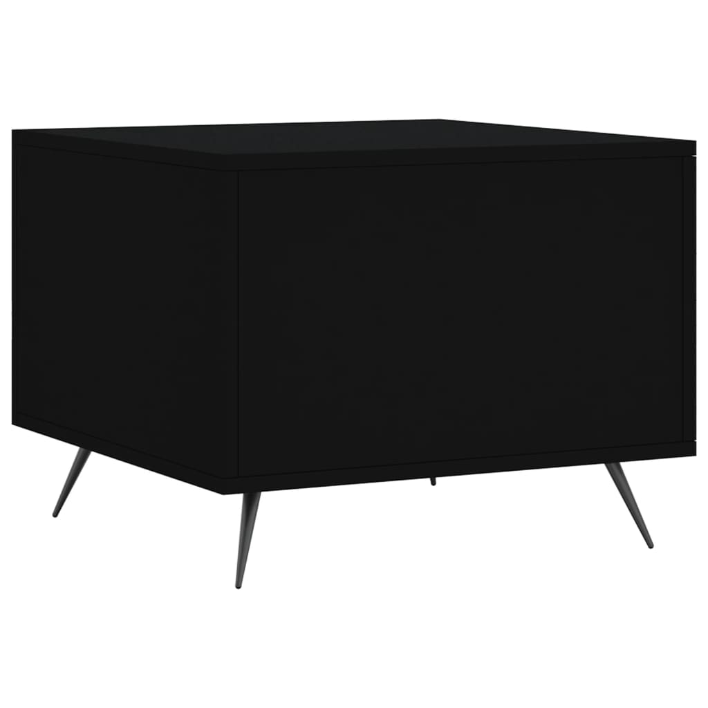 Salongbord Sofabord Svart 2 stk 50x50x40 cm