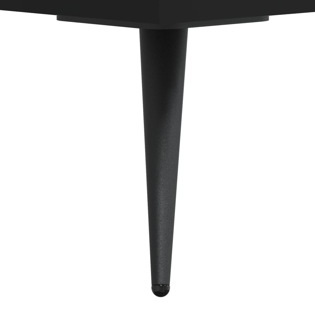 Salongbord Sofabord Svart 2 stk 50x50x40 cm