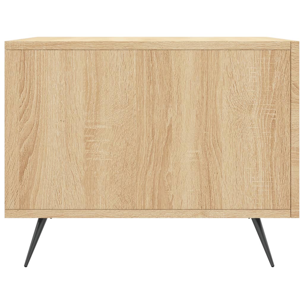 Salongbord Sofabord Sonoma Eik 2 stk 50x50x40 cm