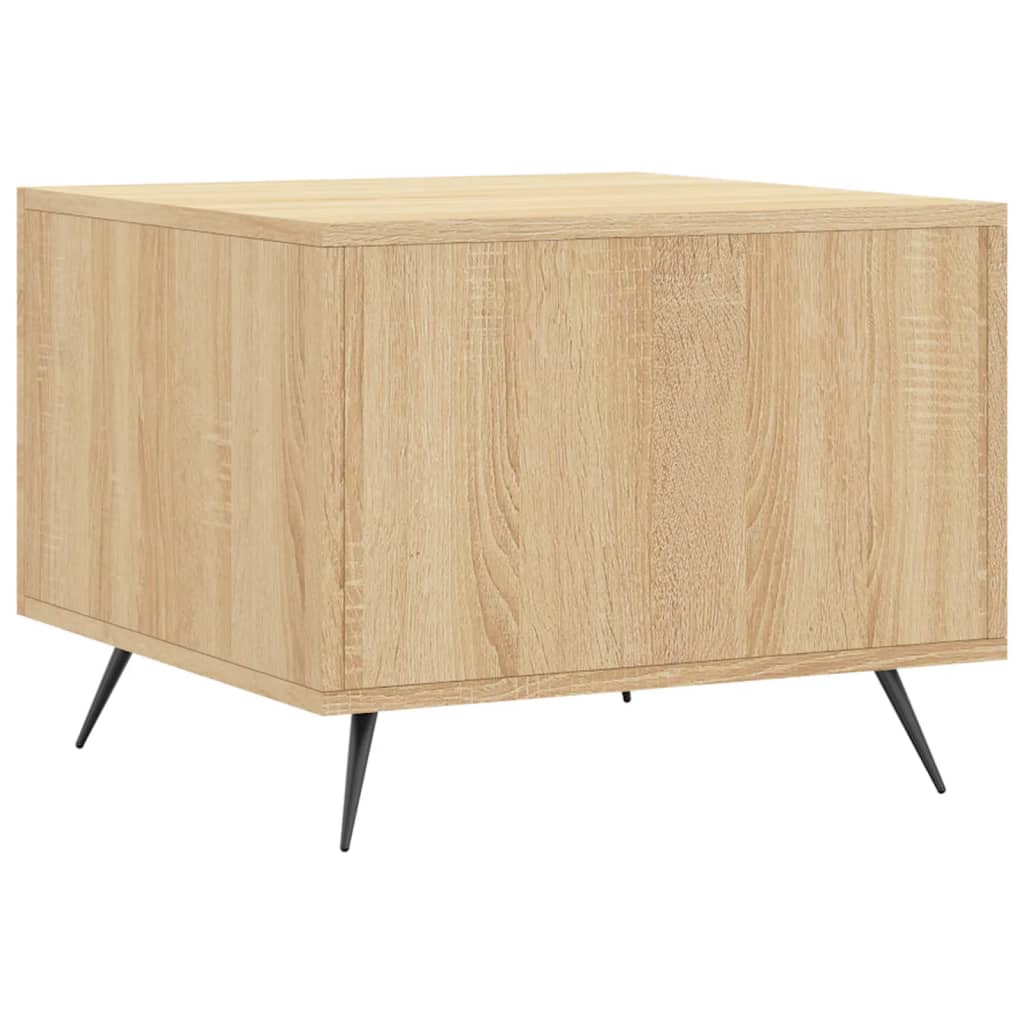 Salongbord Sofabord Sonoma Eik 2 stk 50x50x40 cm