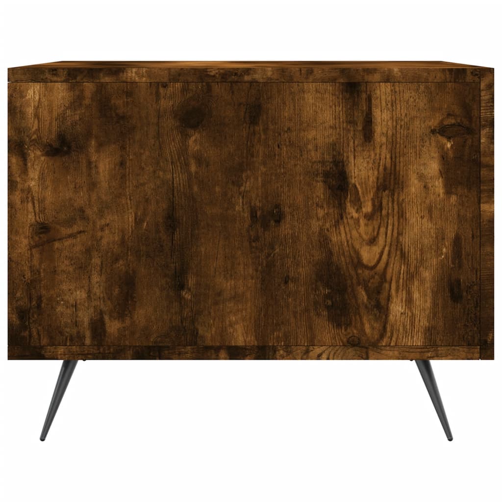 Salongbord Sofabord Røkt Eik 2 stk 50x50x40 cm
