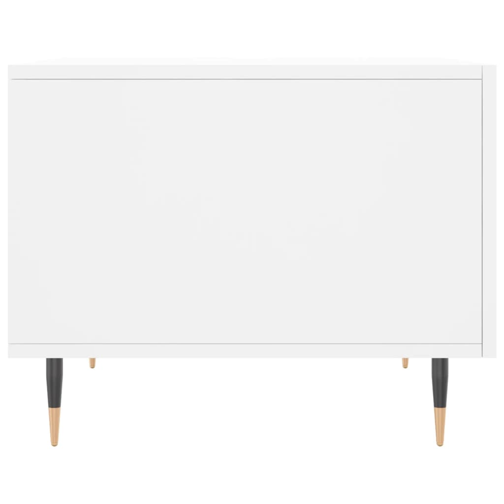 Sidebord Hvit 2 stk 50x50x40 cm