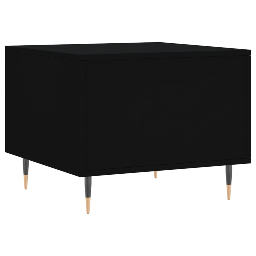 Salongbord Sofabord Svart 2 stk 50x50x40 cm